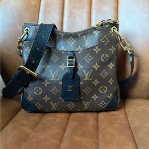 WEEKEND PRICE DROP! Louis Vuitton Odéon NM PM Monogram Noir